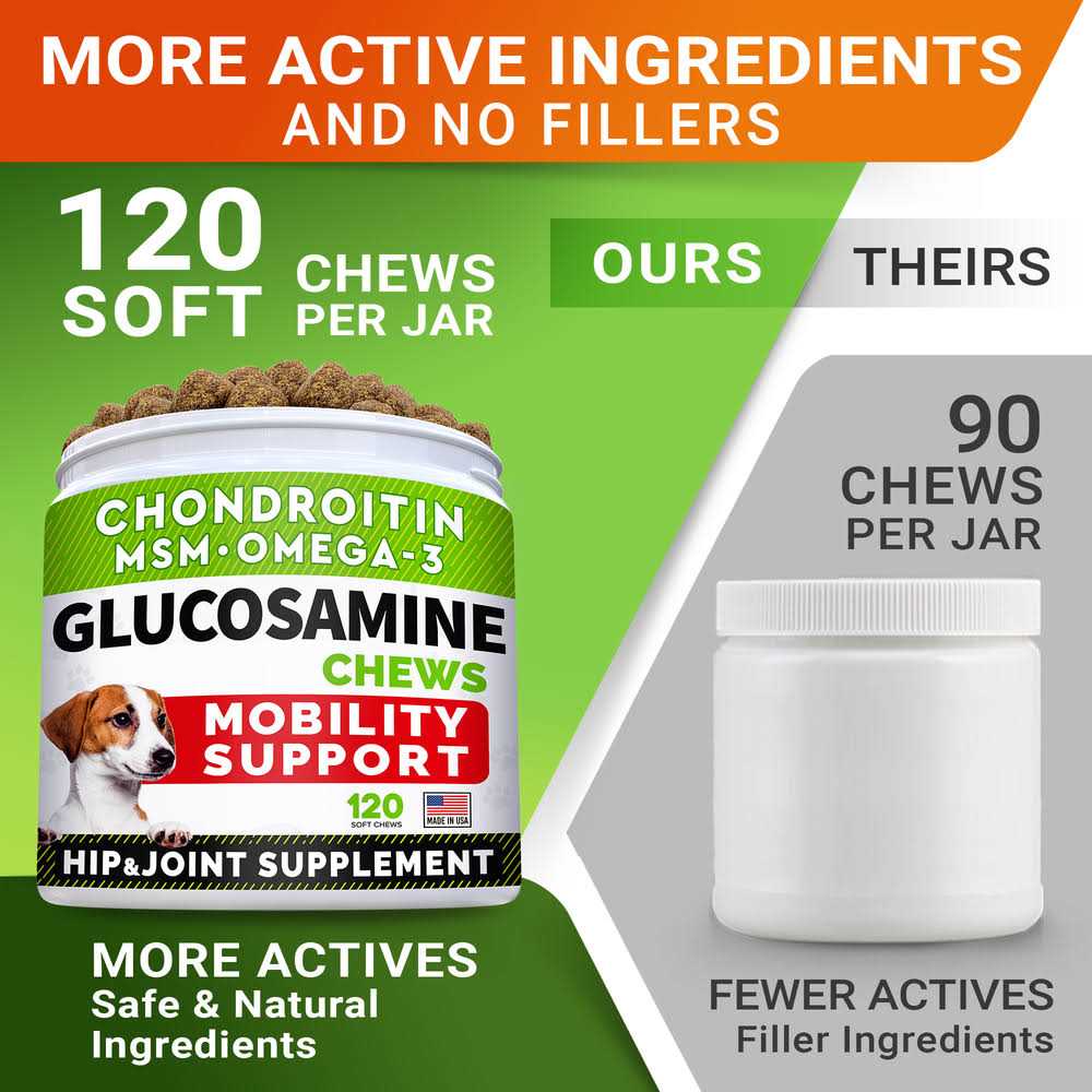 Glucosamine Chews for Dogs Cats E7545