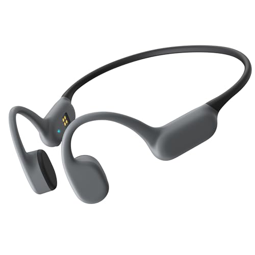 Bone Conduction Headphones, Bluetooth 5.4 Open Ear Headphones with Mic, IPX7 Waterproof Sport Headphones U614386