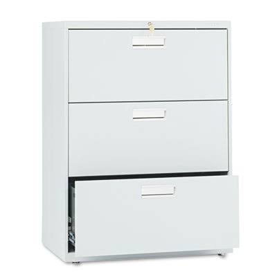 Light Gray Three-Drawer Lateral File X384385