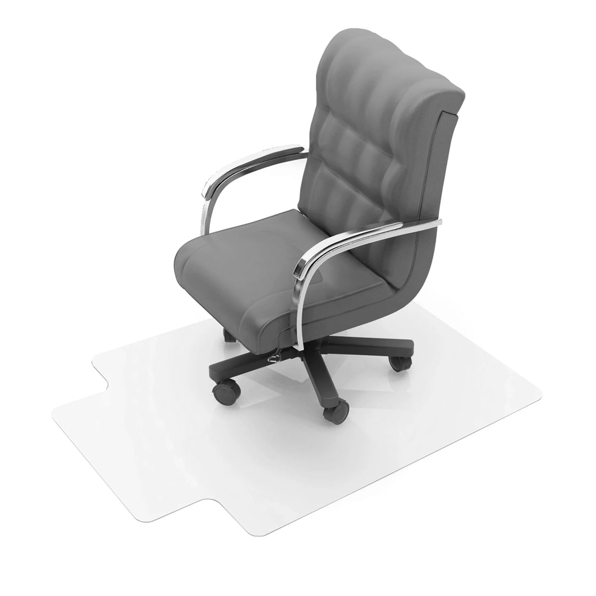 Clear Polycarbonate Chair Mat for Carpets up to 1/2" - 35 x 47" R40526