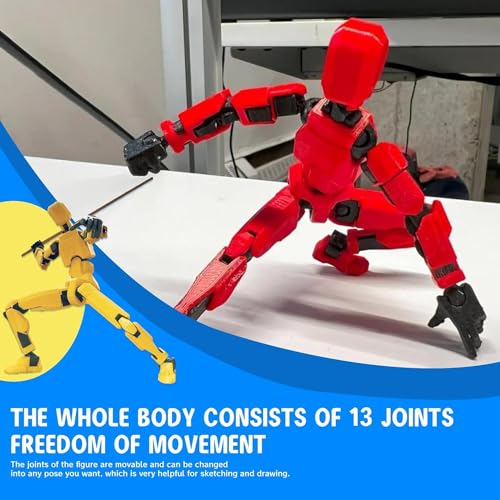 6 Pack 3D Printed Multi-Jointed Movable Action Figure S975789