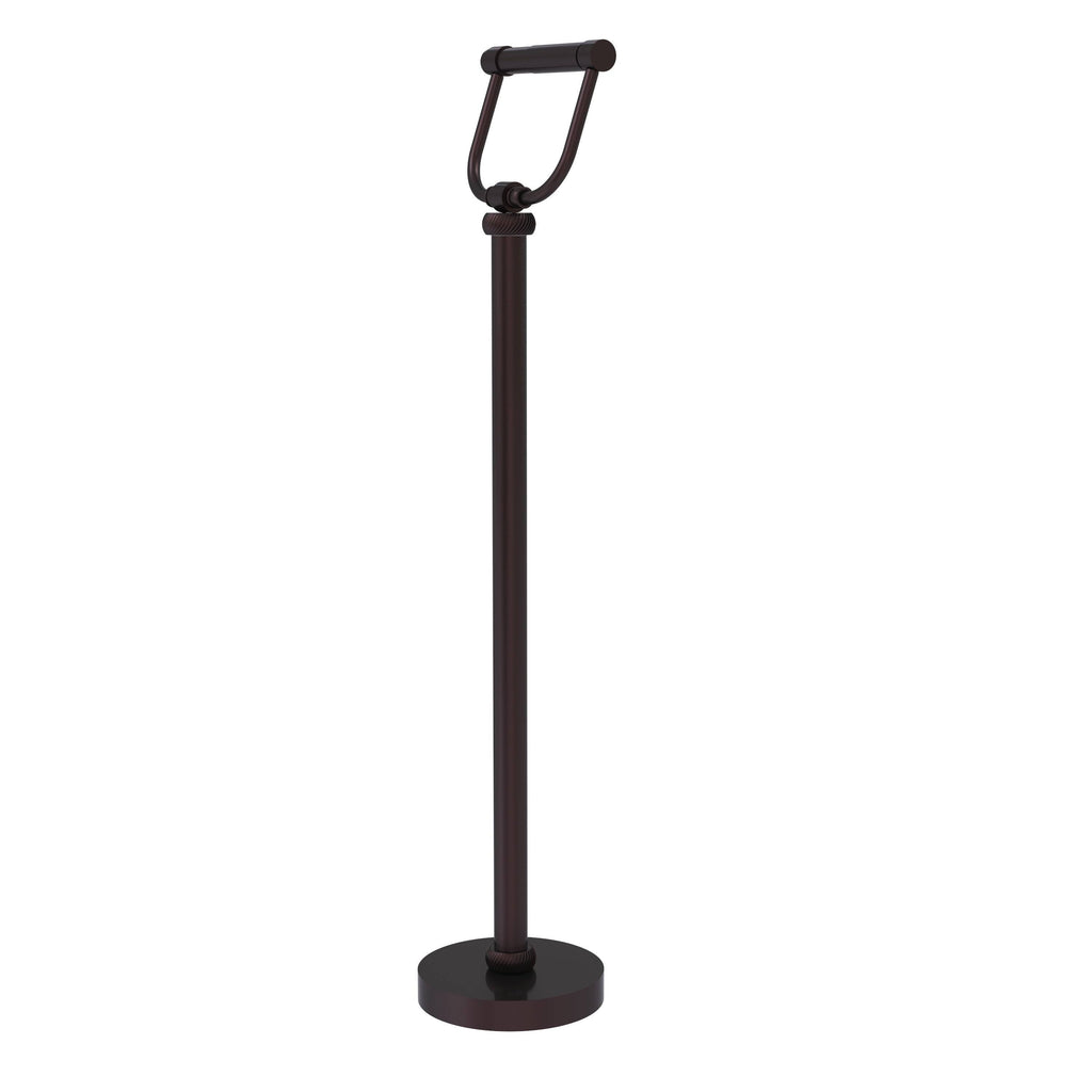 Polished Nickel Free Standing Toilet Tissue Holder M9129