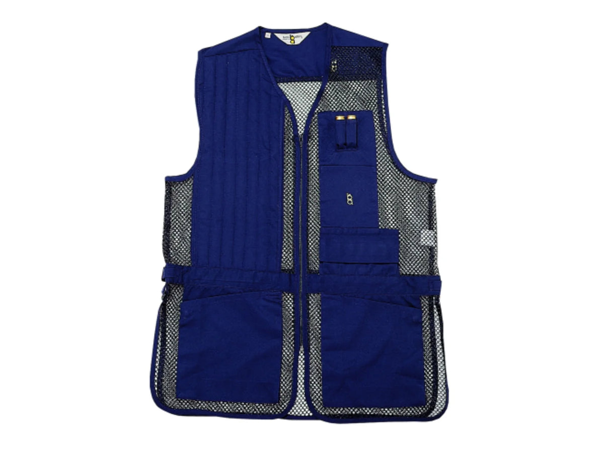 Mesh Shooting Vest, Navy, Right Hand, Large Q5002