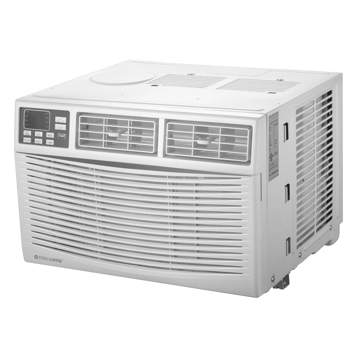 12,000 BTU 115-Volt Window Air Conditioner with Remote, White F199231