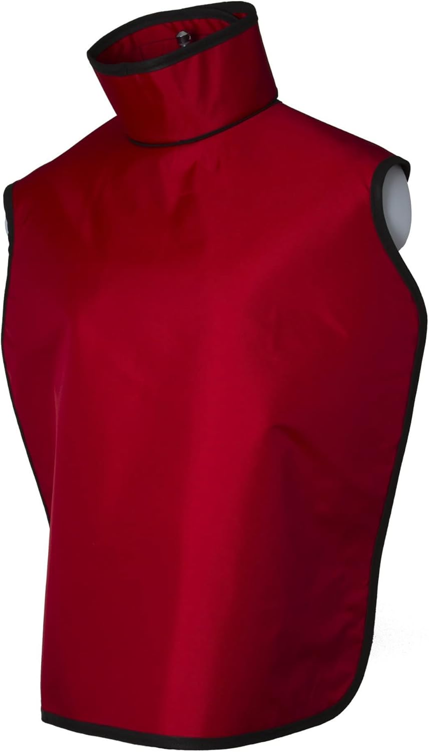 Adult Dental Radiation Lead Apron with Hanging Loops and Sewn in Thyroid Collar E1987