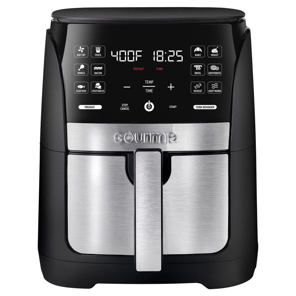 6 Qt Digital Air Fryer with 12 One-Touch Cooking Functions M40008