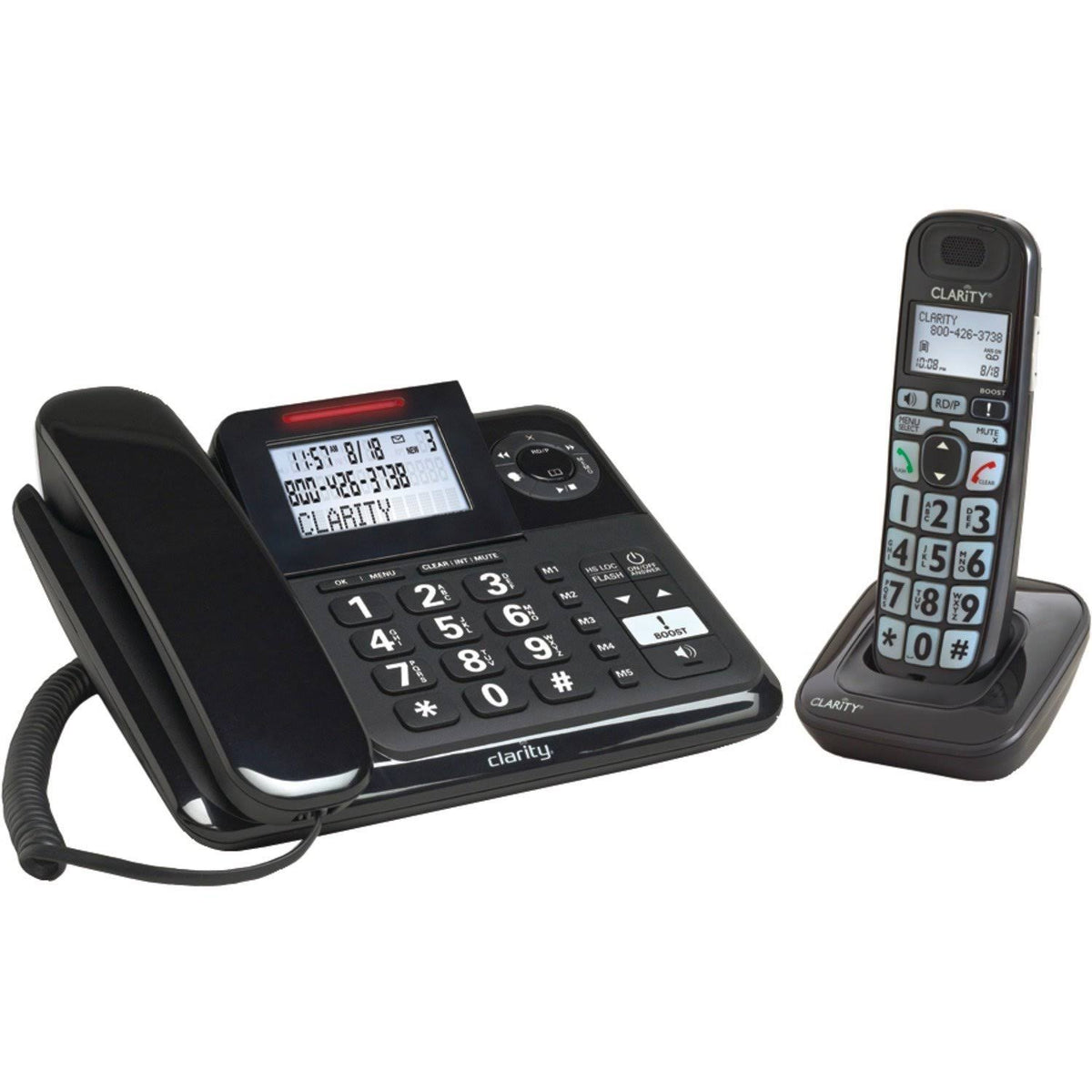 Amplified Corded/Cordless Combo with Answering Machine D8361