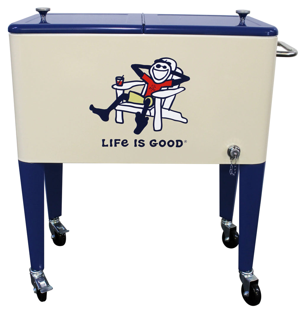 60 Quart Metal Outdoor Patio Cooler K3889