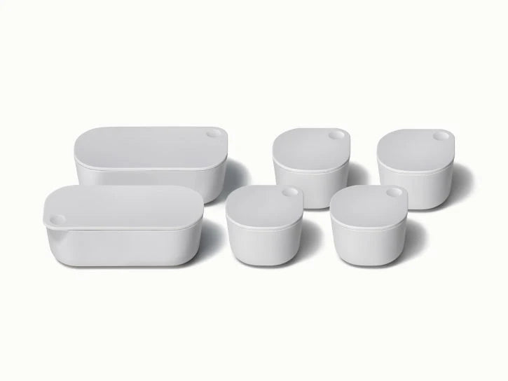 Gray Set of 6 Containers I5091