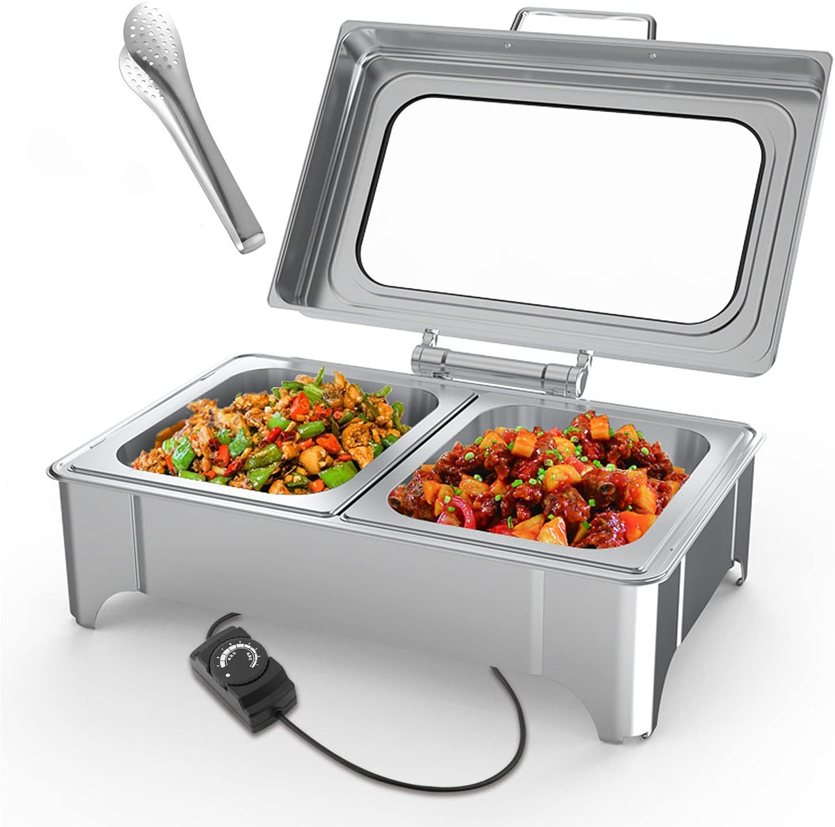 Chafing Dish Buffet Set Electric Plate Heating Z497910