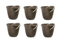100 Foot Resin Wicker Garden Hose Storage Pot 6 Pack X563