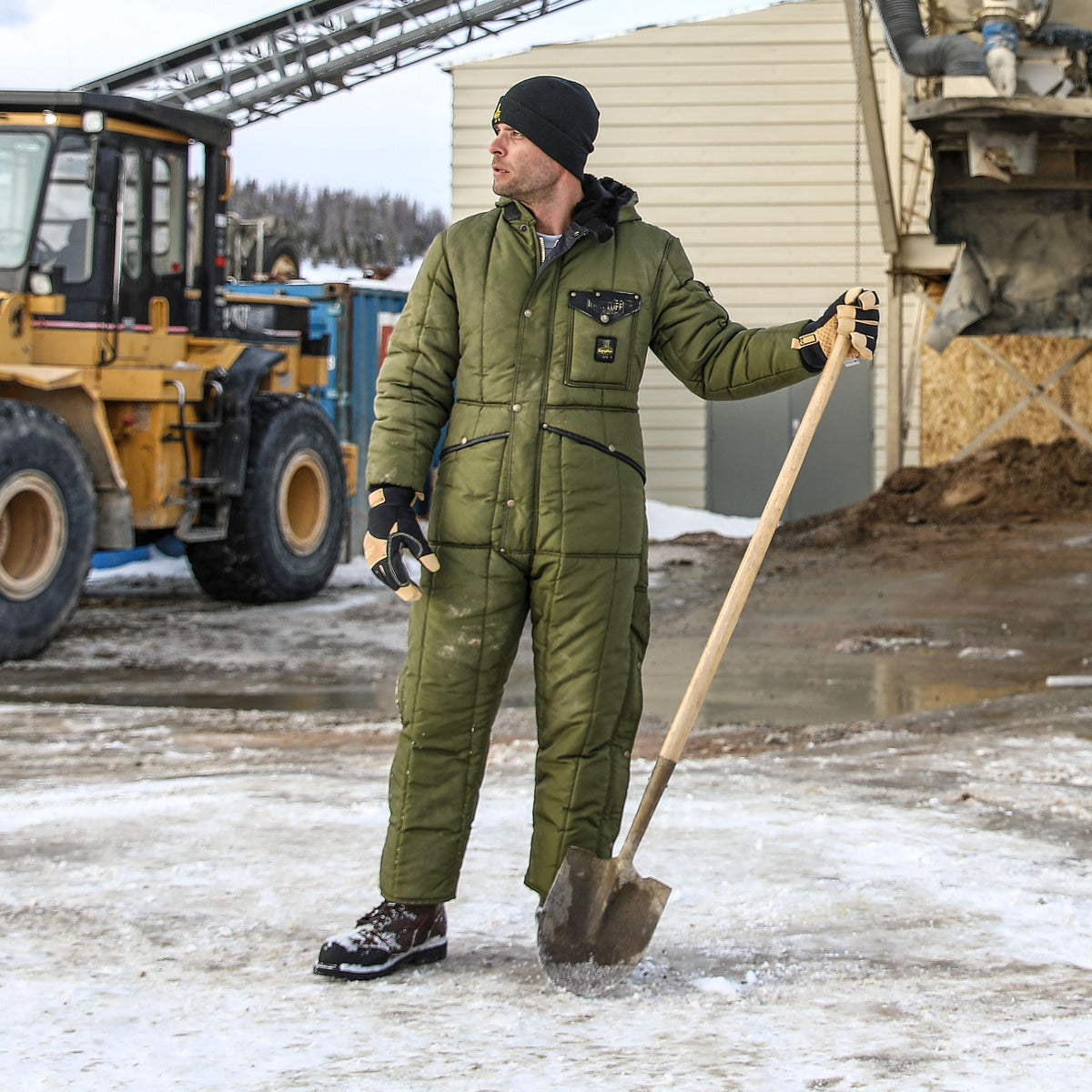 Navy Insulated Coveralls with Hood N988347