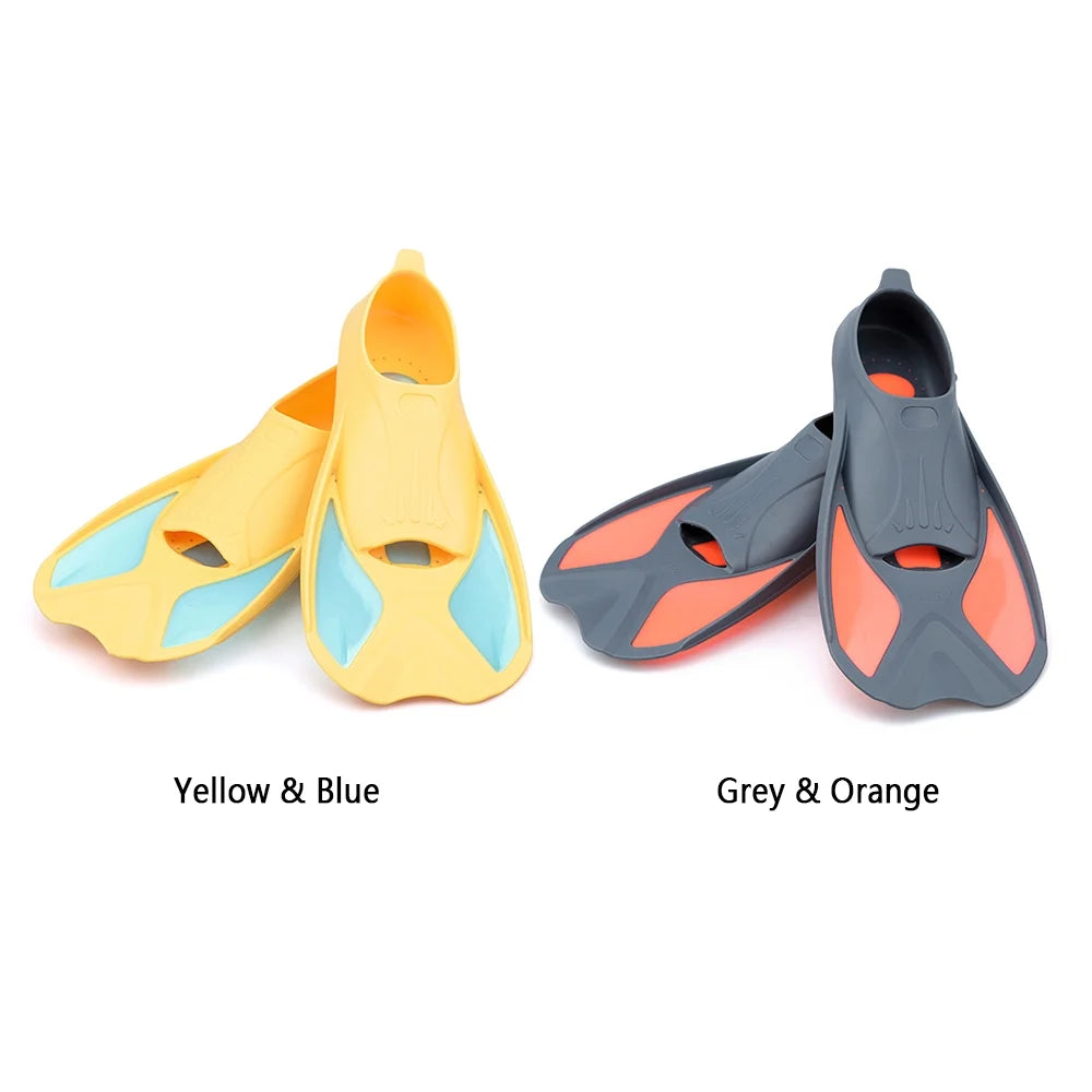 Kids Short Swim Fins for Snorkeling Training W248