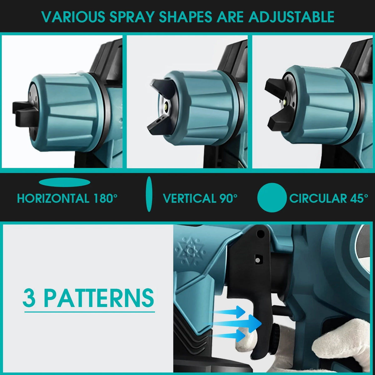 800W Electric HVLP Paint Sprayer K387
