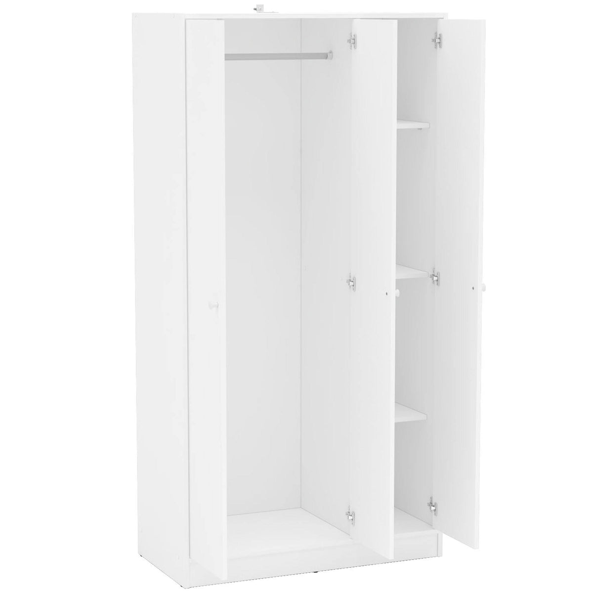 White 3-Door Wardrobe C37820