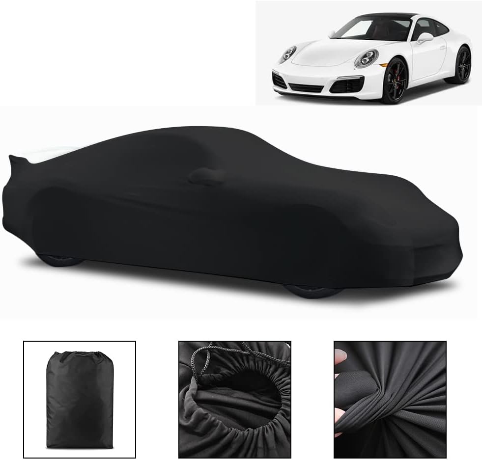 Black Velvet Stretch Indoor Car Cover L984