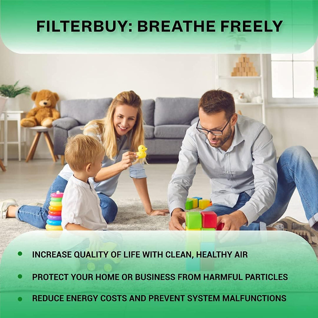16x25x4 MERV 13 Pleated HVAC Air Filter (4-Pack) V3658