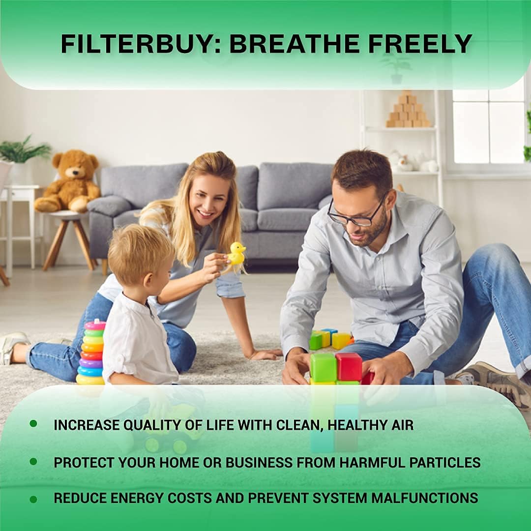 16x25x4 MERV 13 Pleated HVAC Air Filter (4-Pack) V3658