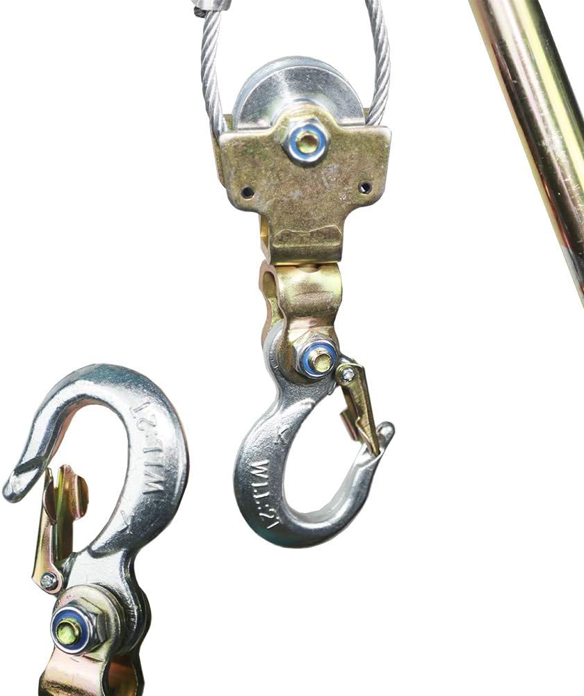 2 Ton Cable Hoist Puller with 2 Hooks, Pack of 2 W748710