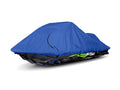 Blue Polyester Jet Ski Cover with Drawcord Hem O995