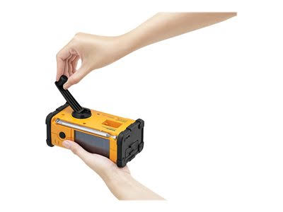Yellow Portable Stereo Radio W8087