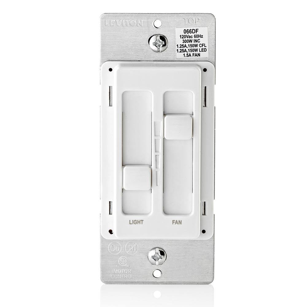 5-Pack White Dual Fan & Light Control O543
