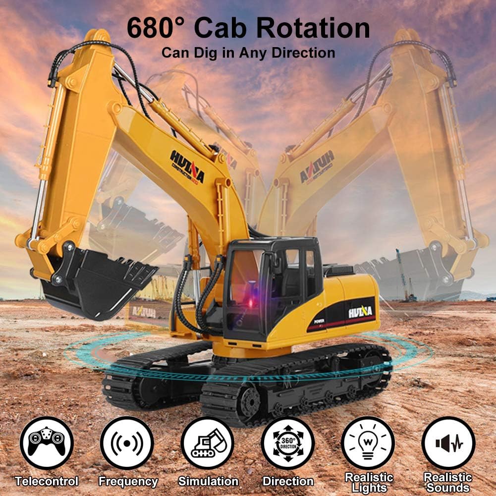 1/14 Scale 15 Channel 2.4Ghz RC Excavator V98383