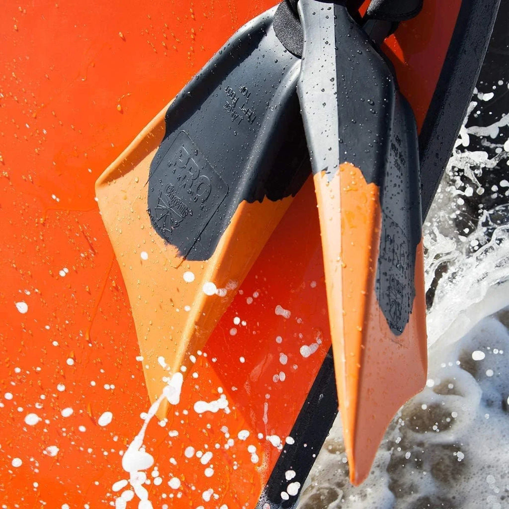 Black/Orange Swimfins Y9404