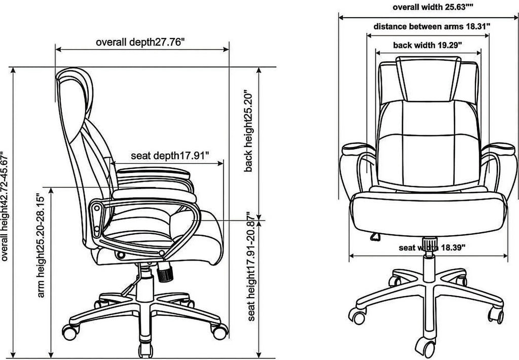 Black High-Back Executive Chair A86125