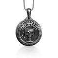 Silver Skull Zodiac Necklace B718680
