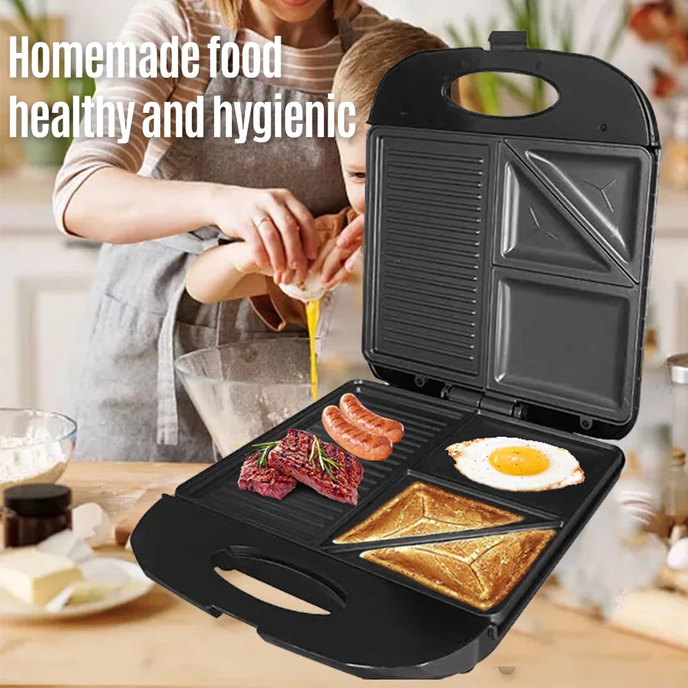 3in1 Non-Stick Waffle Maker 1400W A2977
