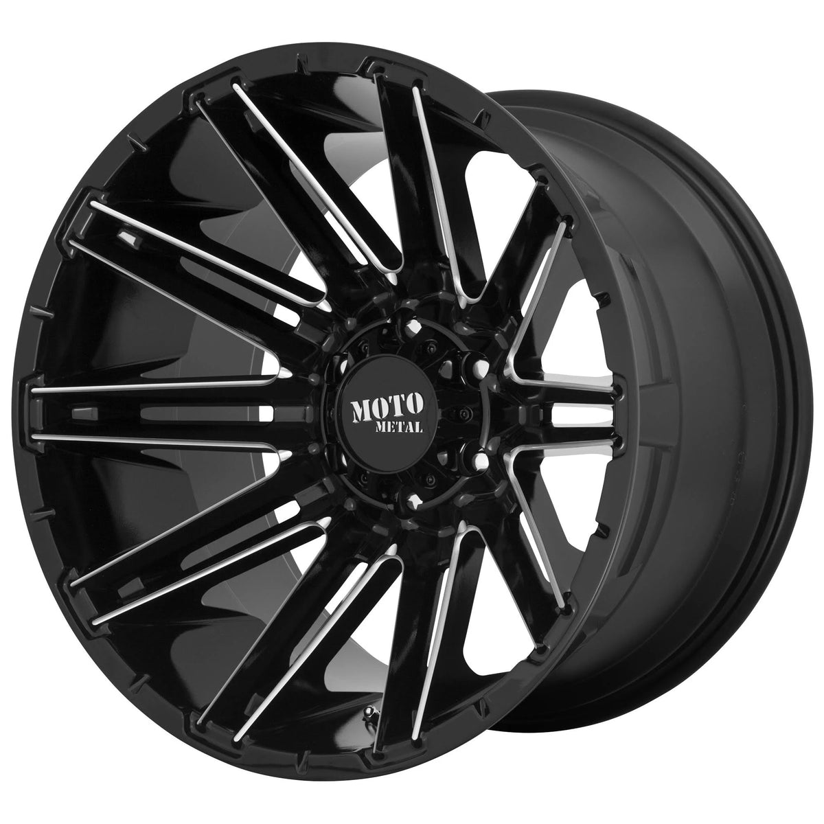 Gloss Black 20x22 Wheel D611