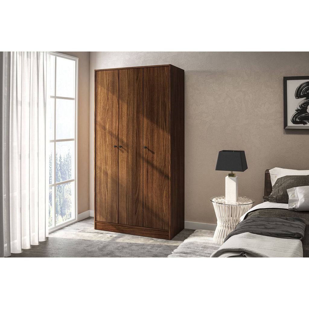 White 3-Door Wardrobe C37820