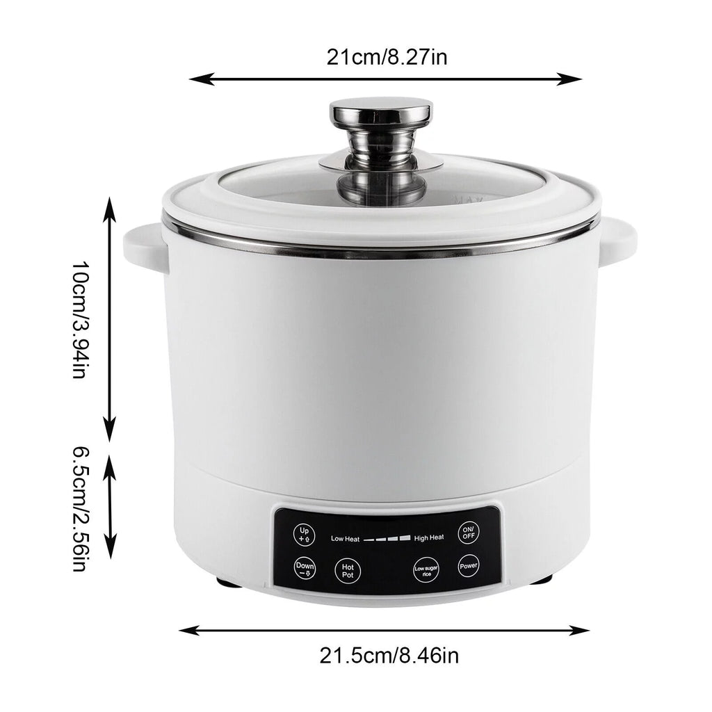 3-in-1 Electric Hot Pot Steamer with Steaming Basket E213