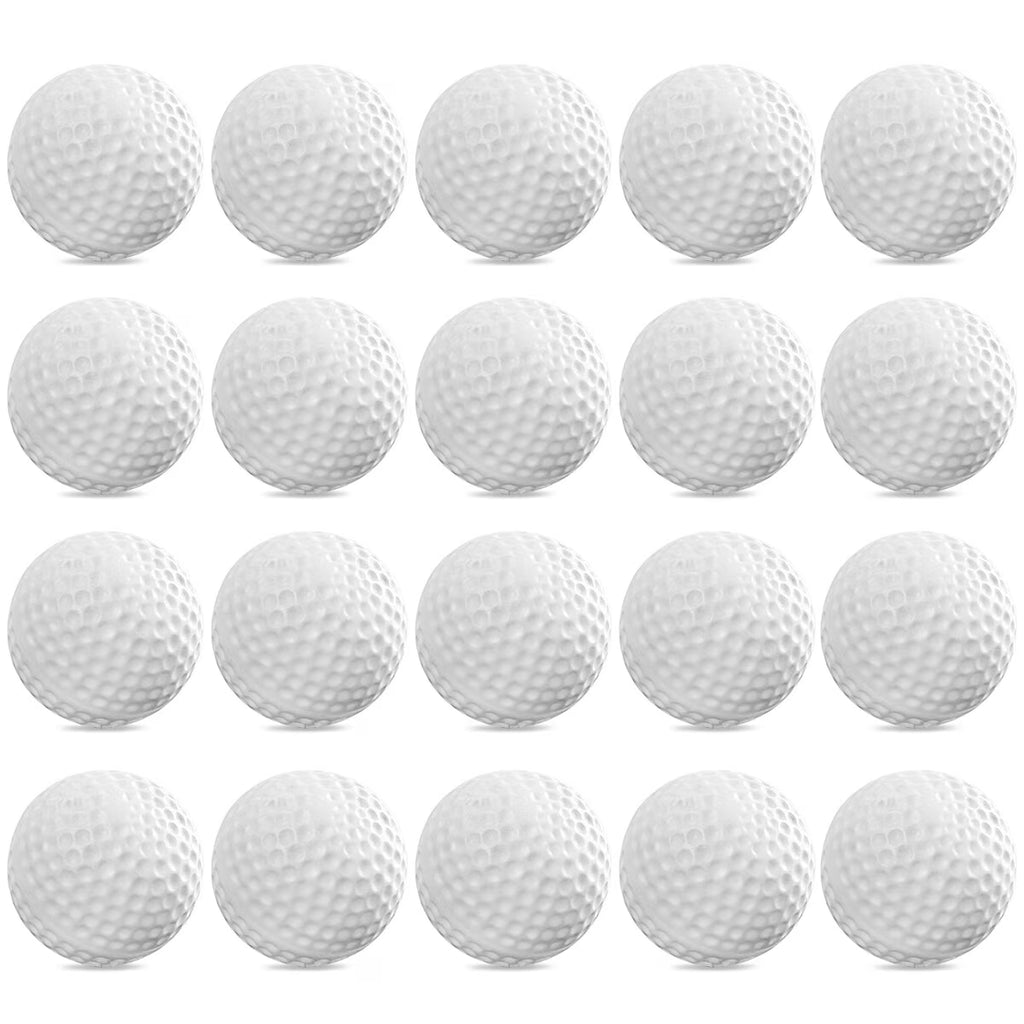 24pcs Plastic Practice Balls (White) W40152
