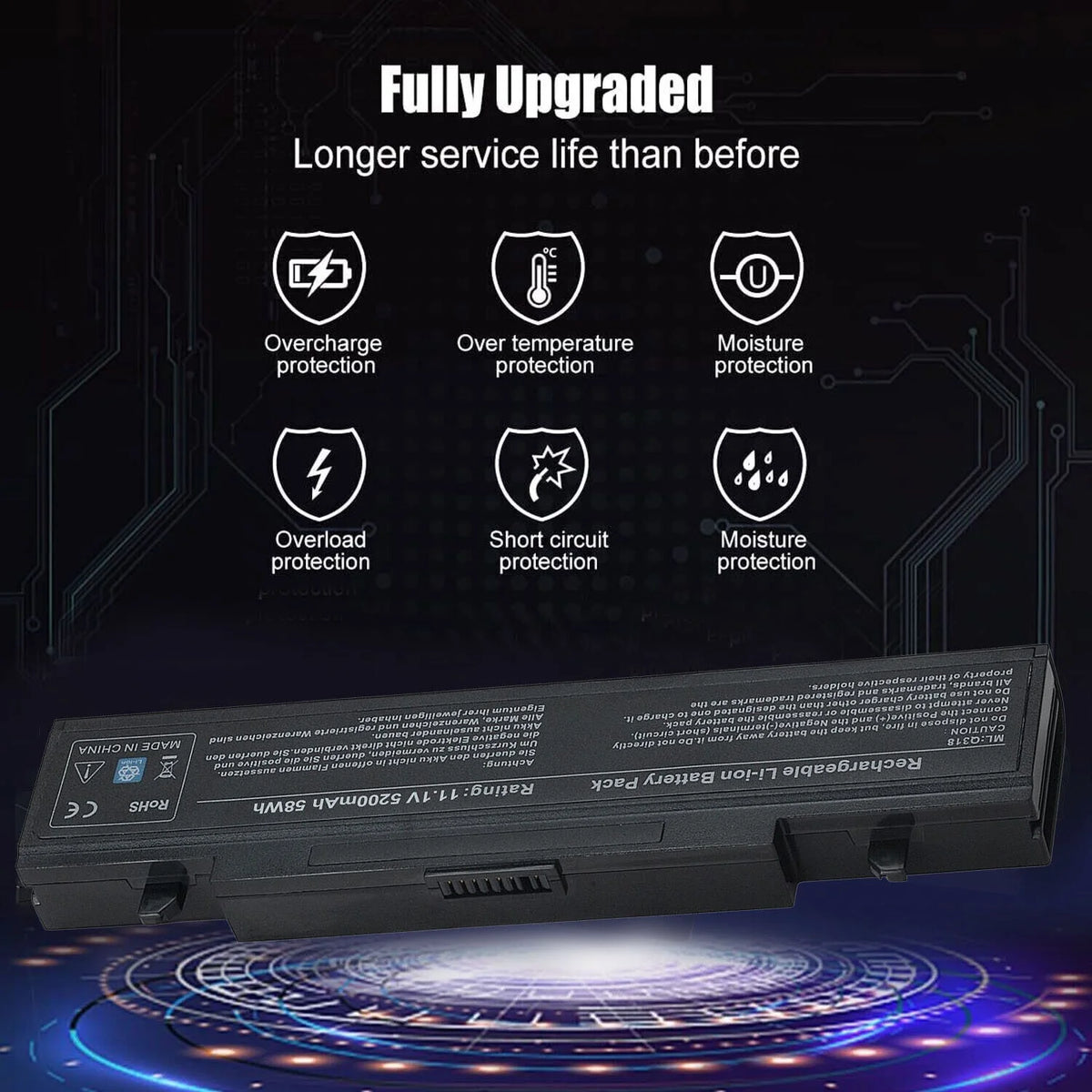 Battery for Samsung Laptop V4400