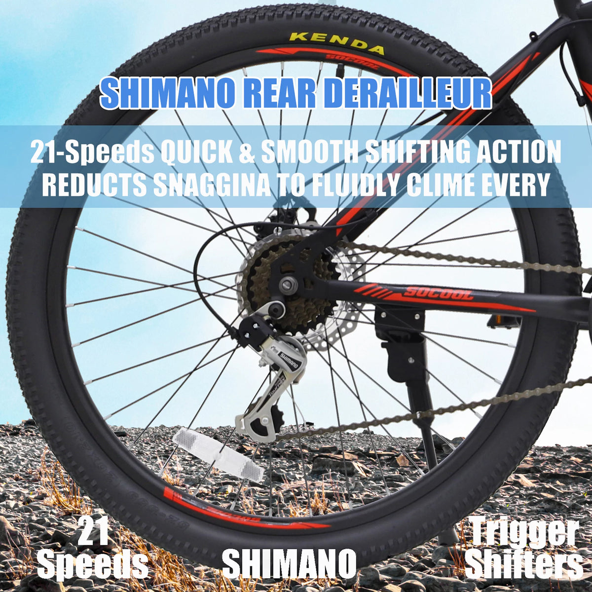 21-Speed 26-Inch Front Suspension Mountain Bike P953972