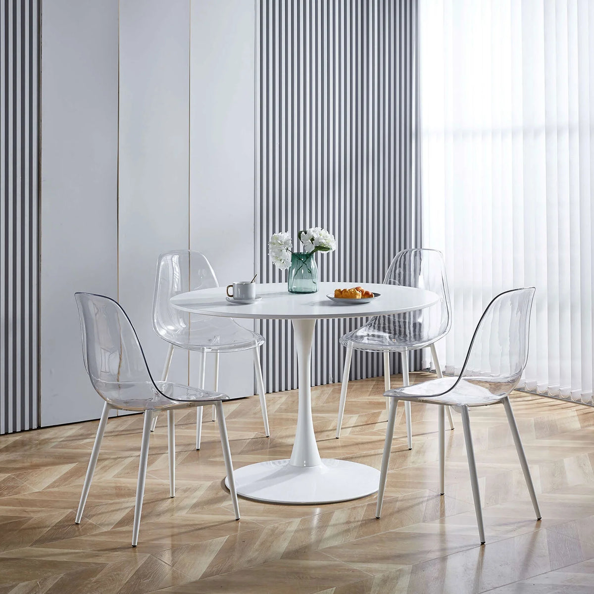 Round Dining Table Set for 4 W30328