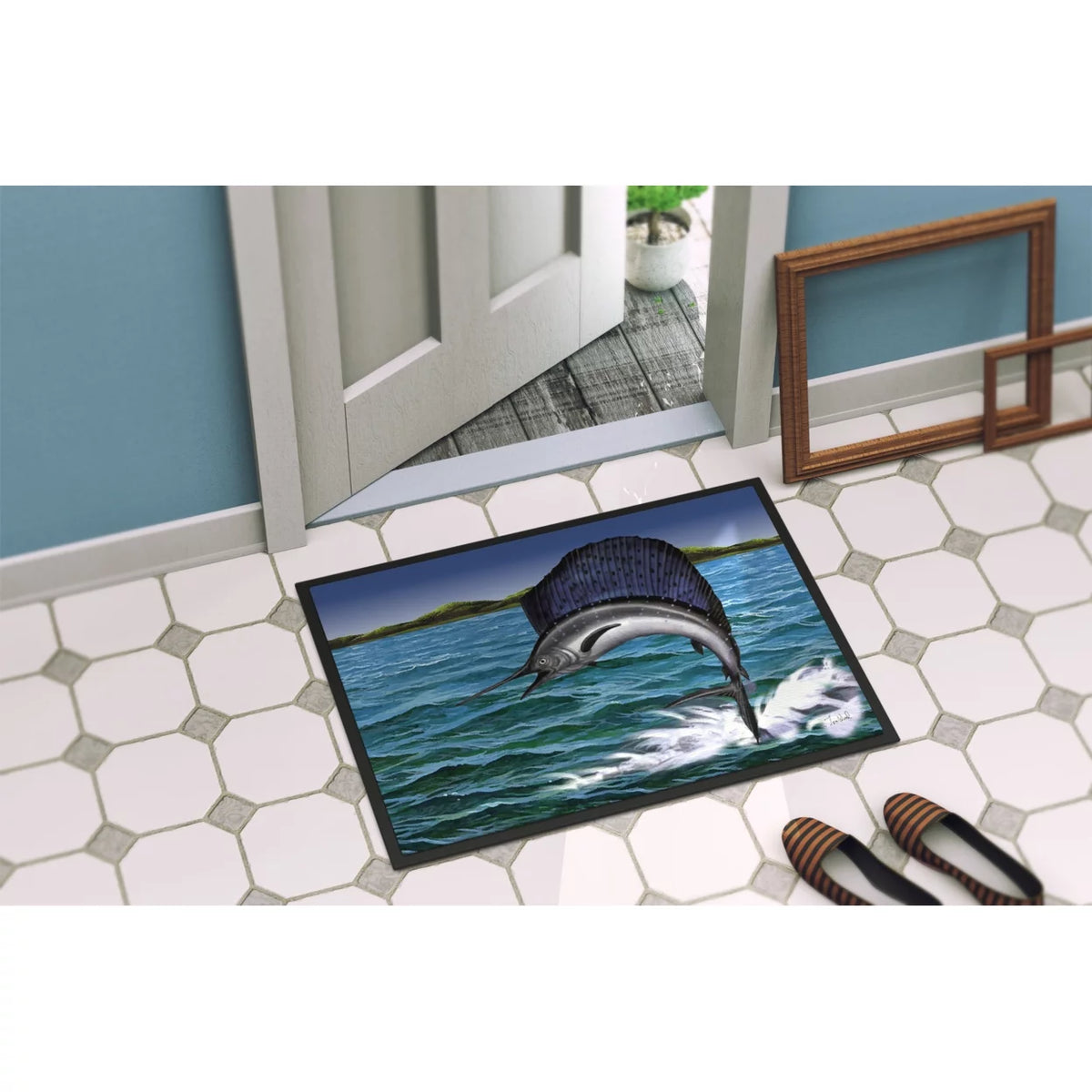 Blue Marlin 24x36 Doormat G14869