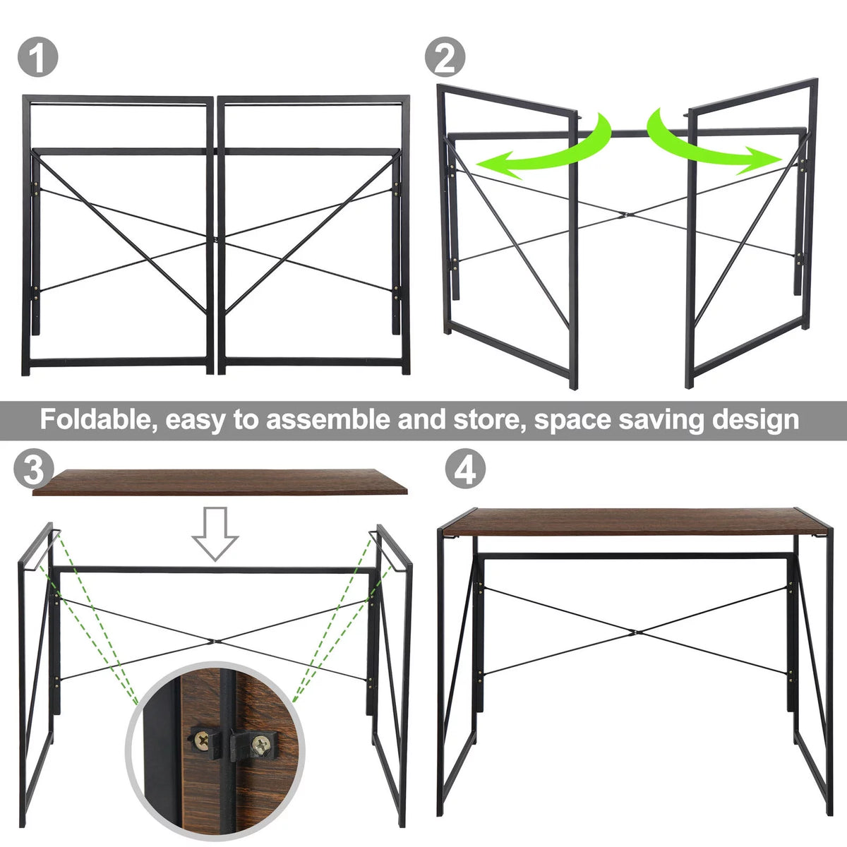 Foldable Computer Writing Desk Z6420