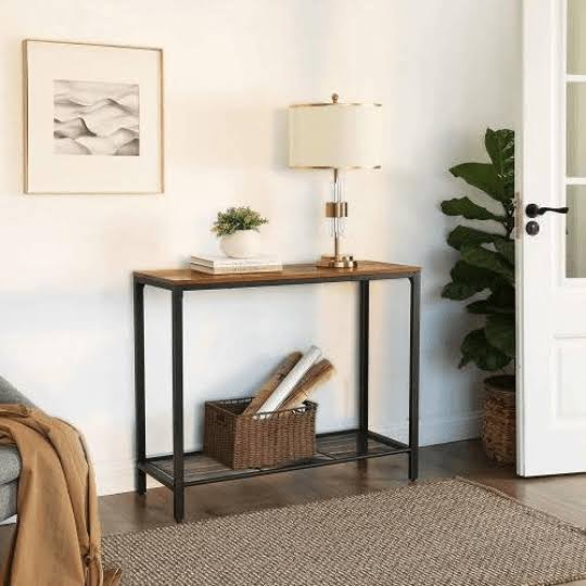 Mesh Shelf Console Table X6900