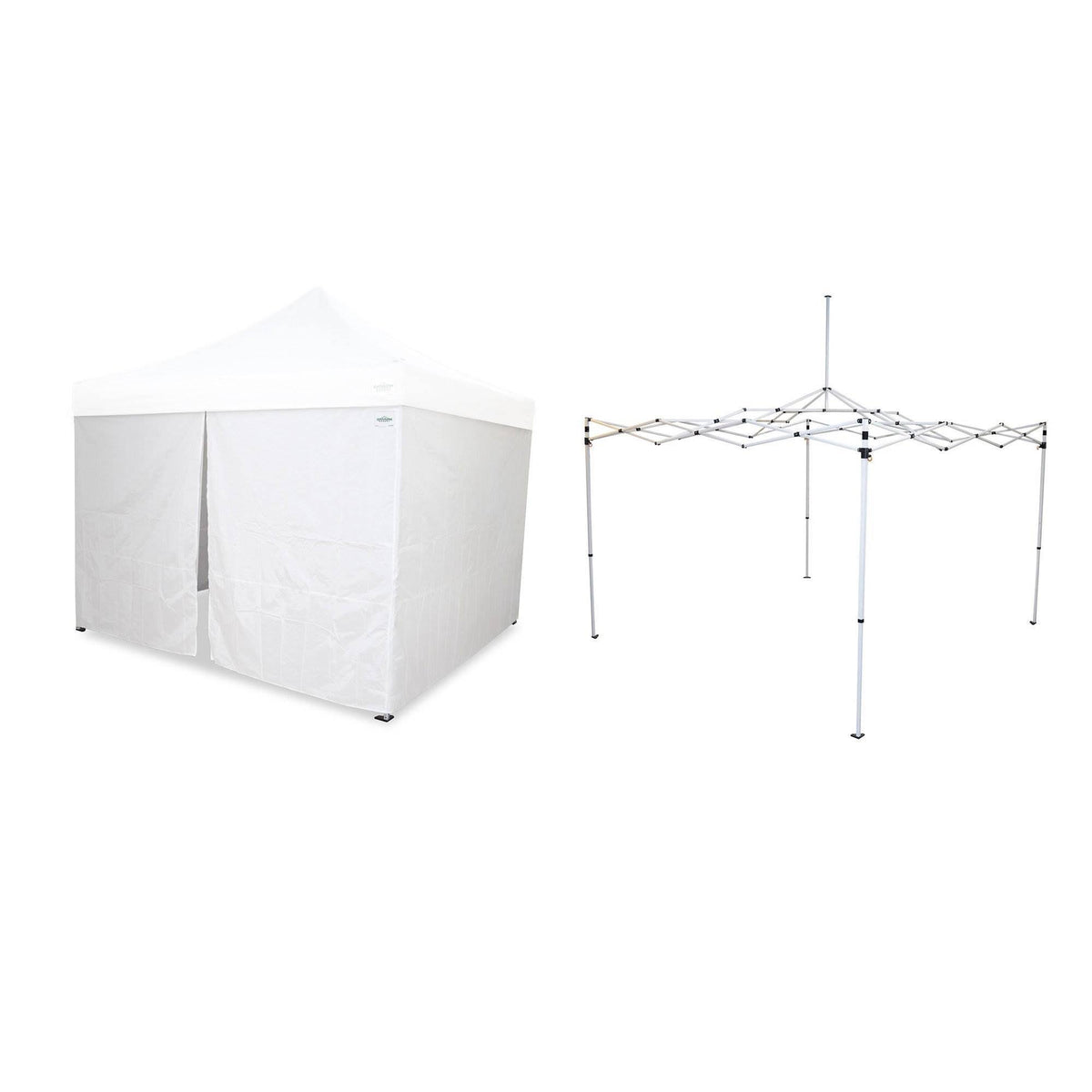 12 x 12 Foot Straight Leg Instant Canopy with Sidewalls S57923