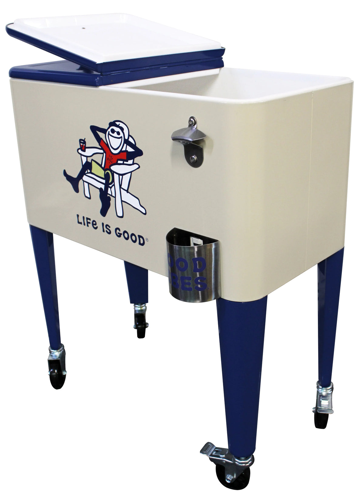 60 Quart Metal Outdoor Patio Cooler K3889