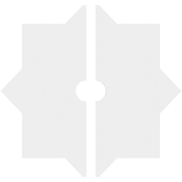 26 inchod x 3 inchid x 14 1/4 inchc x 1 inchp Architectural Grade PVC Ceiling Medallion, Two Piece R61329