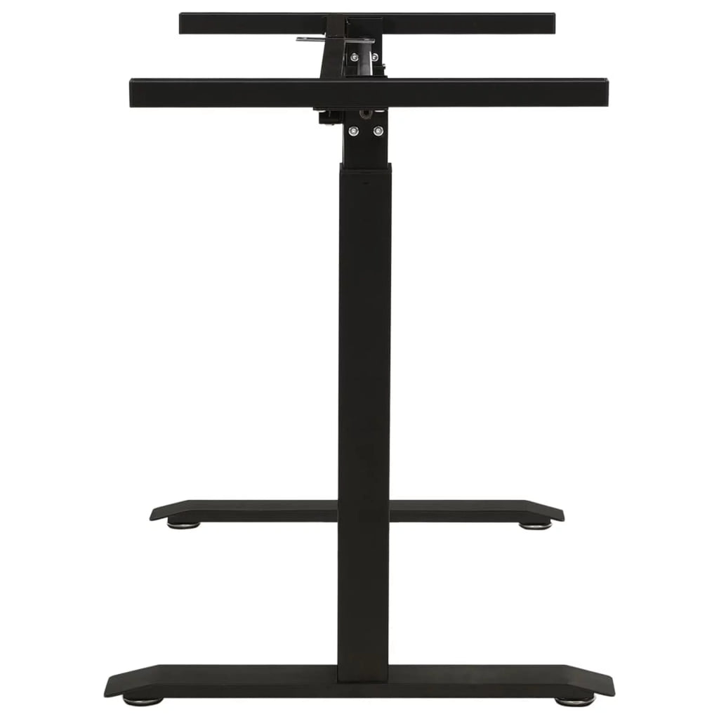 Manual Height Adjustable Standing Desk Frame Black V139