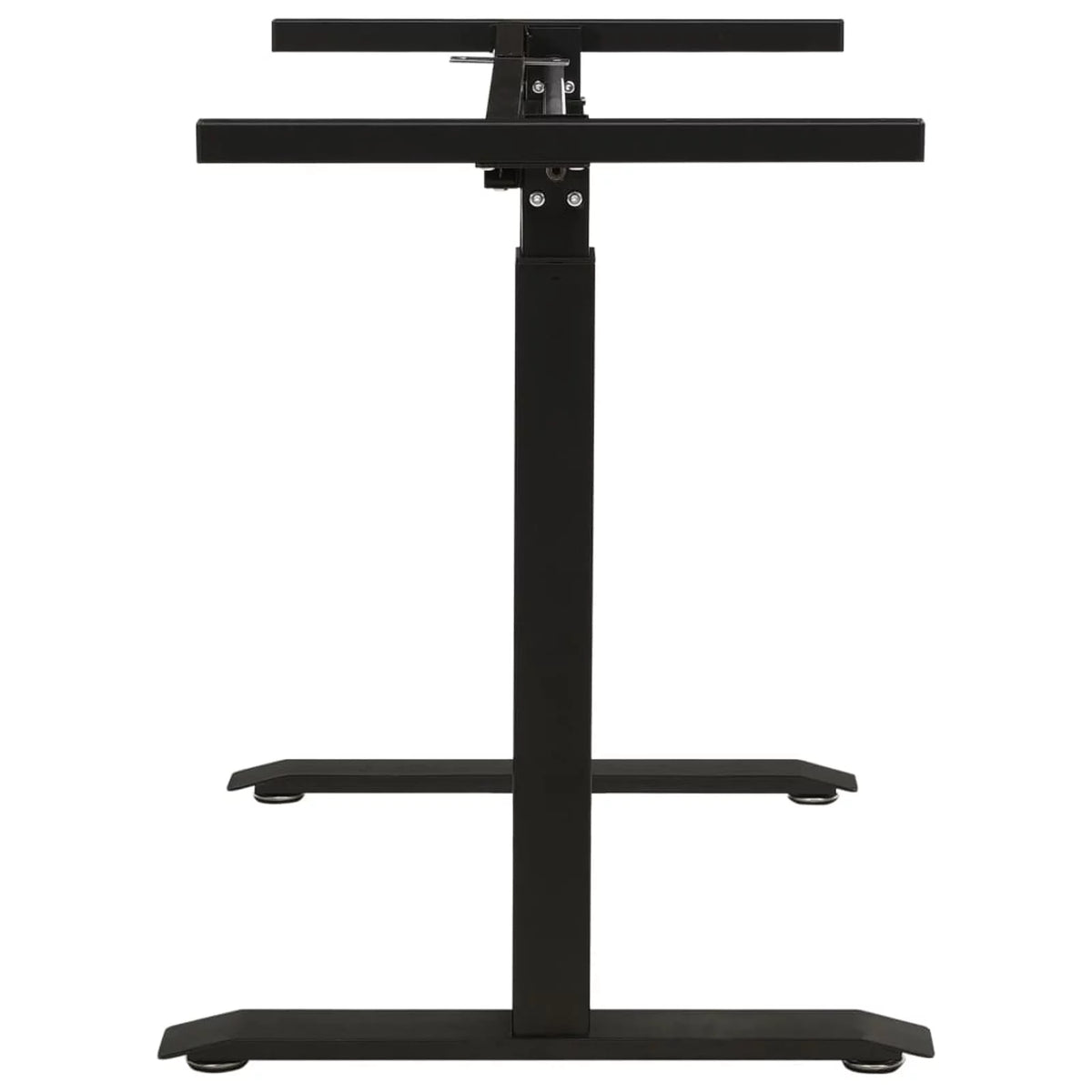 Manual Height Adjustable Standing Desk Frame Black V139