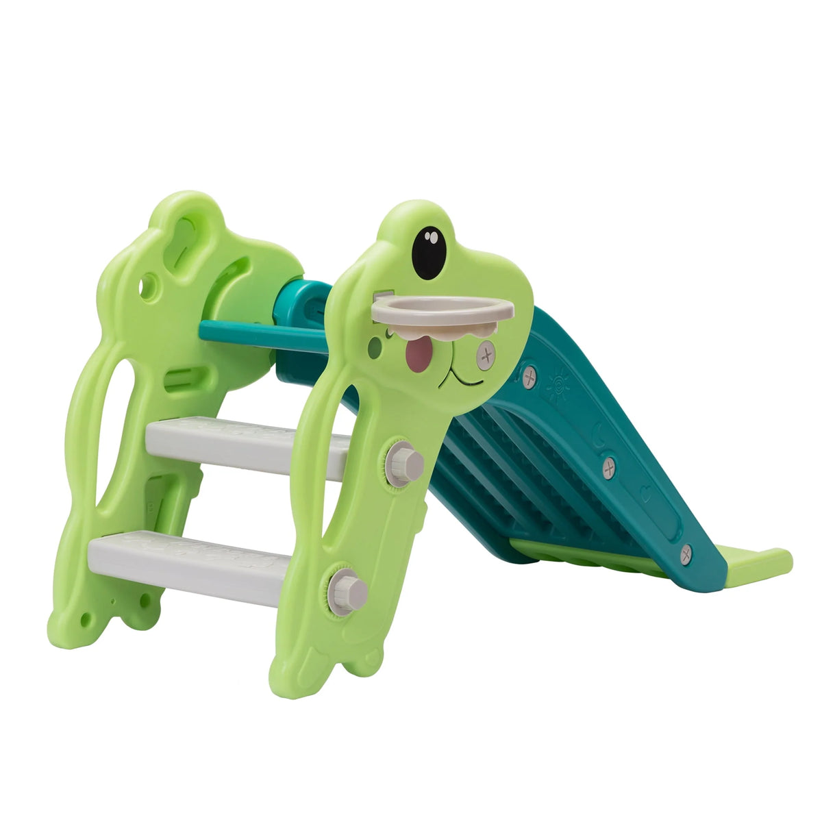 Kids Slide with Basketball Hoop & Ball Q88590