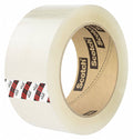 3M 371+ Carton Sealing Tape, 48mm W, Clear, pk6 H1326
