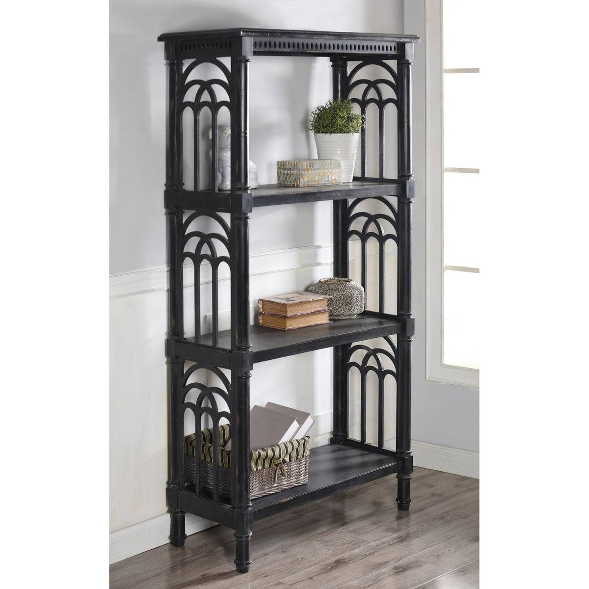 White Bookcase Y860