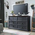 White 4 Drawer Wood Dresser S7828